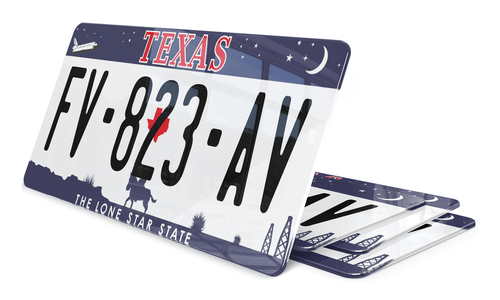 Plaque immatriculation Texas 2 USA 30x15cm