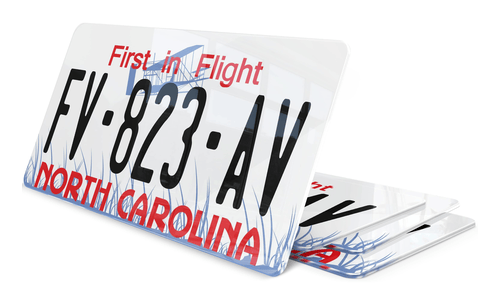Plaque immatriculation North Carolina USA 30x15cm