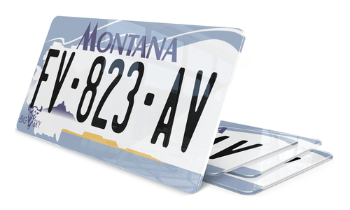 Plaque immatriculation Montana USA 30x15cm