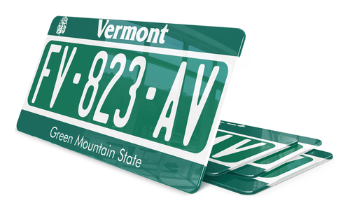 Plaque immatriculation Vermont USA 30x15