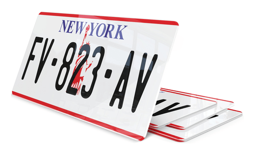 Plaque immatriculation New York USA 30x15cm