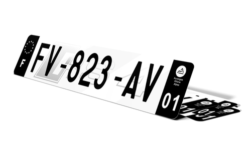 Plaque d'Immatriculation Décorative Audi RS4