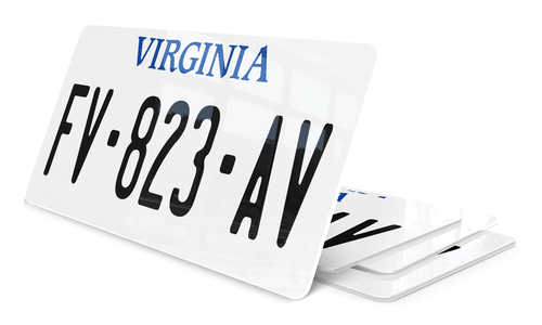 Plaque immatriculation Virginie 2 USA 30x15