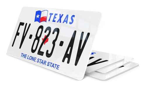 Plaque immatriculation Texas USA 30x15cm