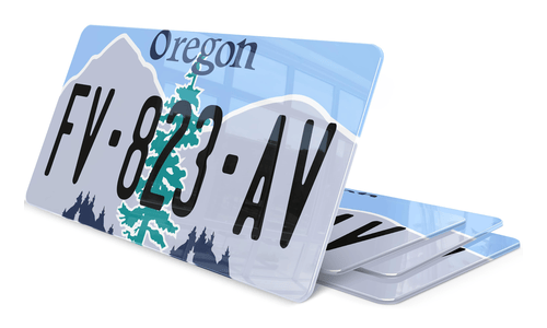 Plaque immatriculation Oregon 2 USA 30x15