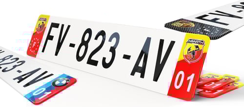 Plaque immatriculation Custom