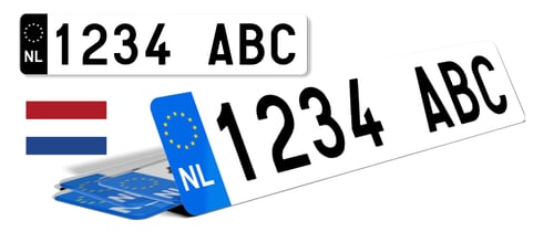 Plaque immatriculation Pays Bas
