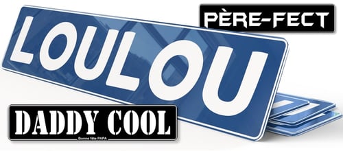 Plaque Personnalisée Surnom