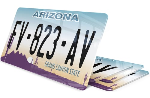 Plaque immatriculation Arizona USA 30x15cm