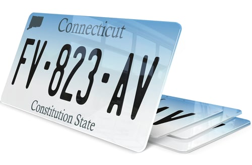 Plaque immatriculation Connecticut USA 30x15cm