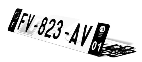 Plaque d'Immatriculation Décorative Audi RS5