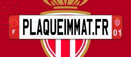 Plaque immatriculation Monaco