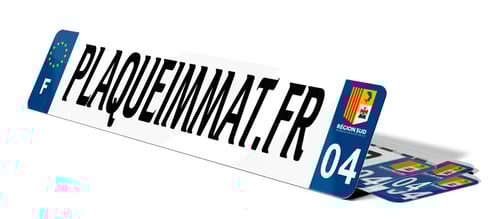 Plaque immat