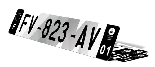 Plaque d'Immatriculation Décorative BMW M