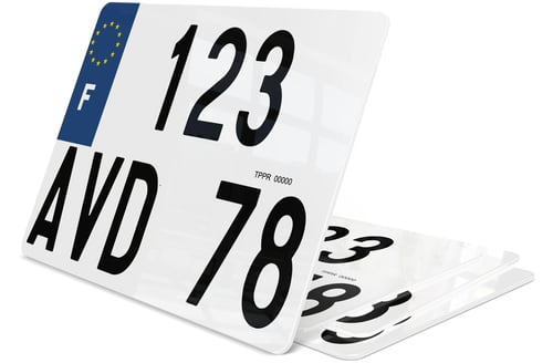 Plaque d'immatriculation Camion FNI (Avant 2009)