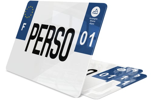 Plaque immatriculation Camion Personnalisée 27,5x20 1 ligne