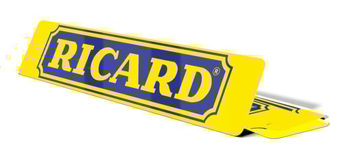 Plaque d'Immatriculation Décorative Ricard