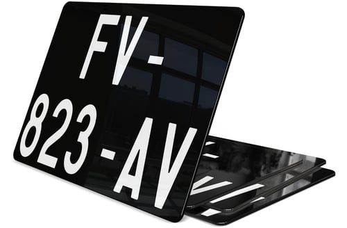 Plaque Immatriculation Collection 4*4 27.5×20