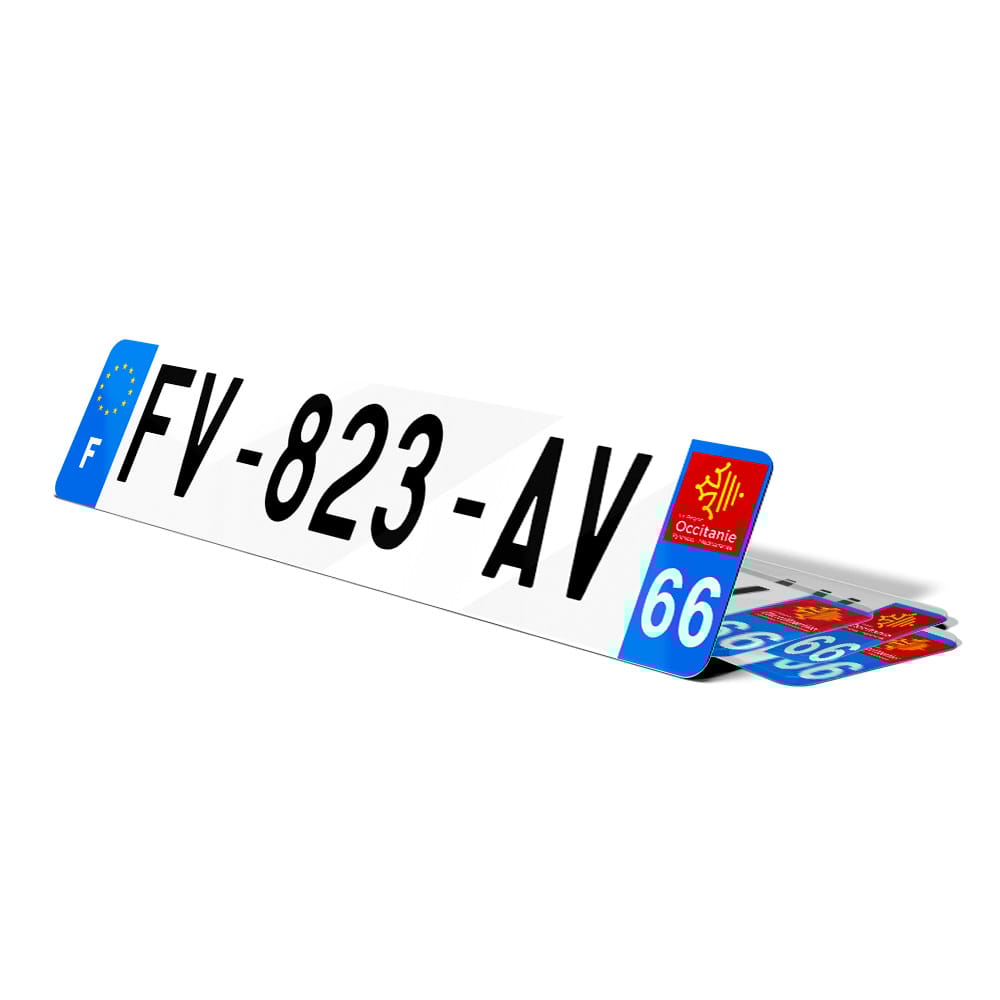 Plaque Immatriculation Pyrénées-Orientales 66 | Plaque Immat