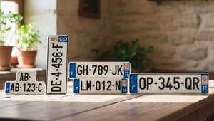 Quels sont les différents formats de plaques homologués en France