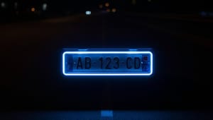Plaque LED, néon, plaque qui s'allume : est-ce légal ?