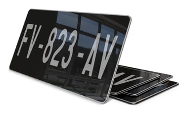 Plaque Immatriculation US 1 ligne