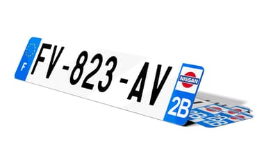 Plaque d'immatriculation NISSAN TRUCKS