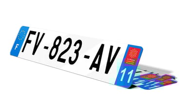 Plaque d'immatriculation Aude 11