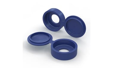 Lot de 2 caches rivets bleus