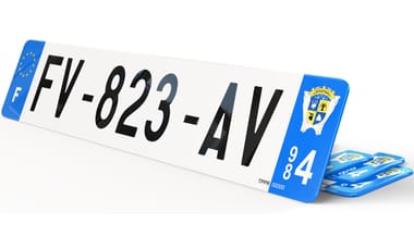 Plaque immatriculation Terres Australes et Antarctiques Françaises