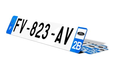 Plaque d'immatriculation FORD USA