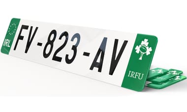 Plaque immatriculation IRFU Irlande