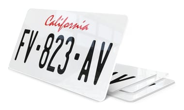 Plaque immatriculation California USA 30x15cm