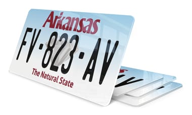 Plaque immatriculation Arkansas USA 30x15