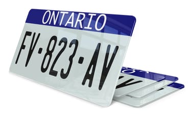 Plaque immatriculation Ontario USA 30x15cm