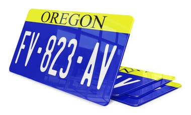Plaque immatriculation Oregon USA 30x15cm