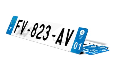 Plaque d'Immatriculation Décorative Audi RS3