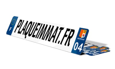 Plaque immat