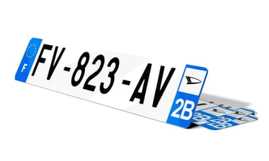 Plaque d'immatriculation DAIHATSU