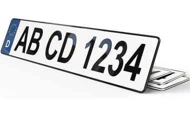 Plaque immatriculation Allemagne