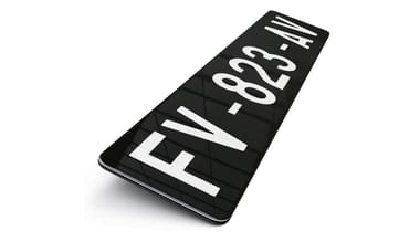 Plaque immatriculations collection voiture 52x11