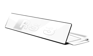 Plaque d'Immatriculation Décorative Audi RS3