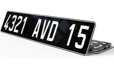 Plaque immatriculation Collection Ancien Format