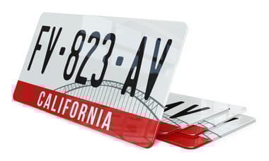 Plaque immatriculation California 2 USA 30x15cm