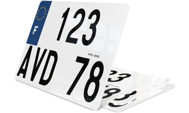 Plaque d'immatriculation Camion FNI (Avant 2009)