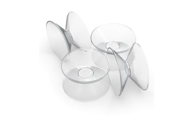 Lot de 4 ventouses Double face
