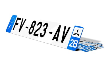 Plaque d'immatriculation MITSUBISHI TRUCKS