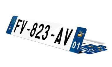 Plaque immatriculation logo Nami