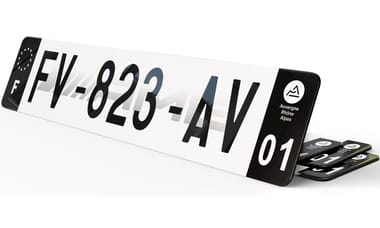 Plaque immatriculation Mercedes AMG