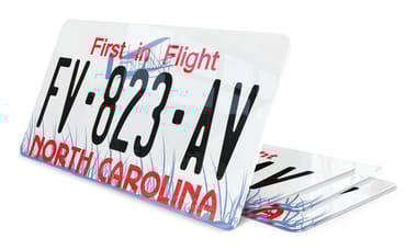 Plaque immatriculation North Carolina USA 30x15cm